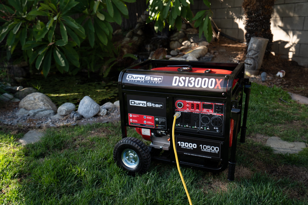 13,000 Watt Portable Gasoline Generator with CO Alert - Reliable Backup Power for Home, Camping & Emergency Use