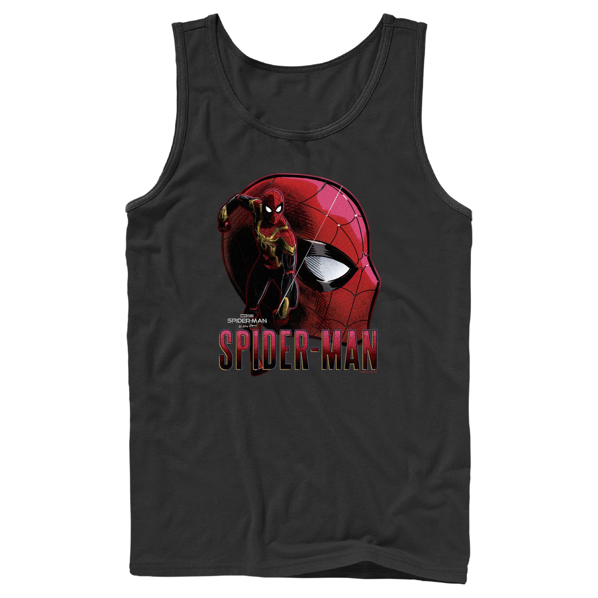 Men's Marvel Spider-Man: No Way Home Graphic Tank Top - Superhero Casual Wear for Fans & Cosplay