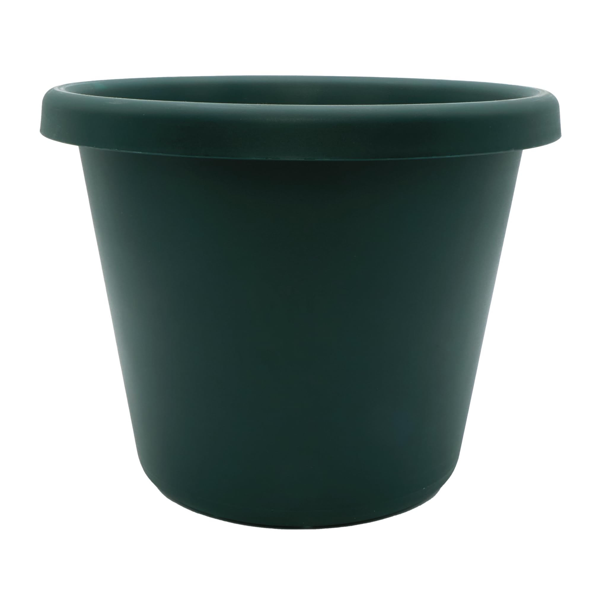 20 Inch Round Classic Plastic Planter - Indoor Outdoor Plant Pot for Flowers, Herbs, Succulents | Perfect for Home Garden, Patio, Balcony Decor