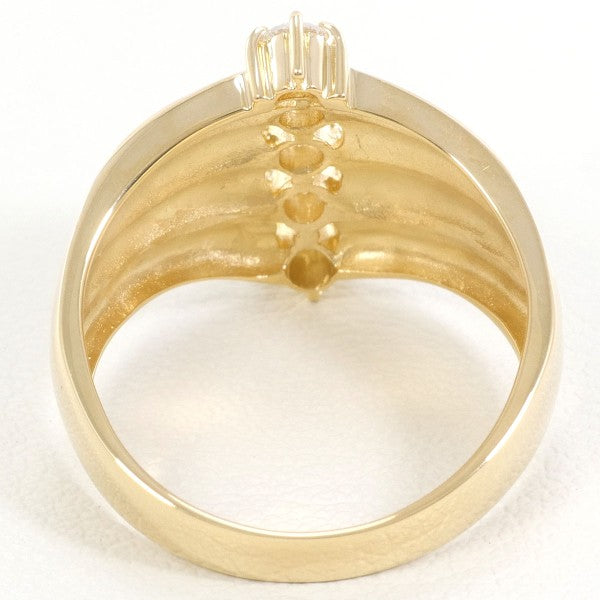 18K Yellow Gold Diamond Ring for Women - Elegant Solitaire Engagement & Wedding Band - Perfect for Proposals, Anniversaries, and Special Occasions