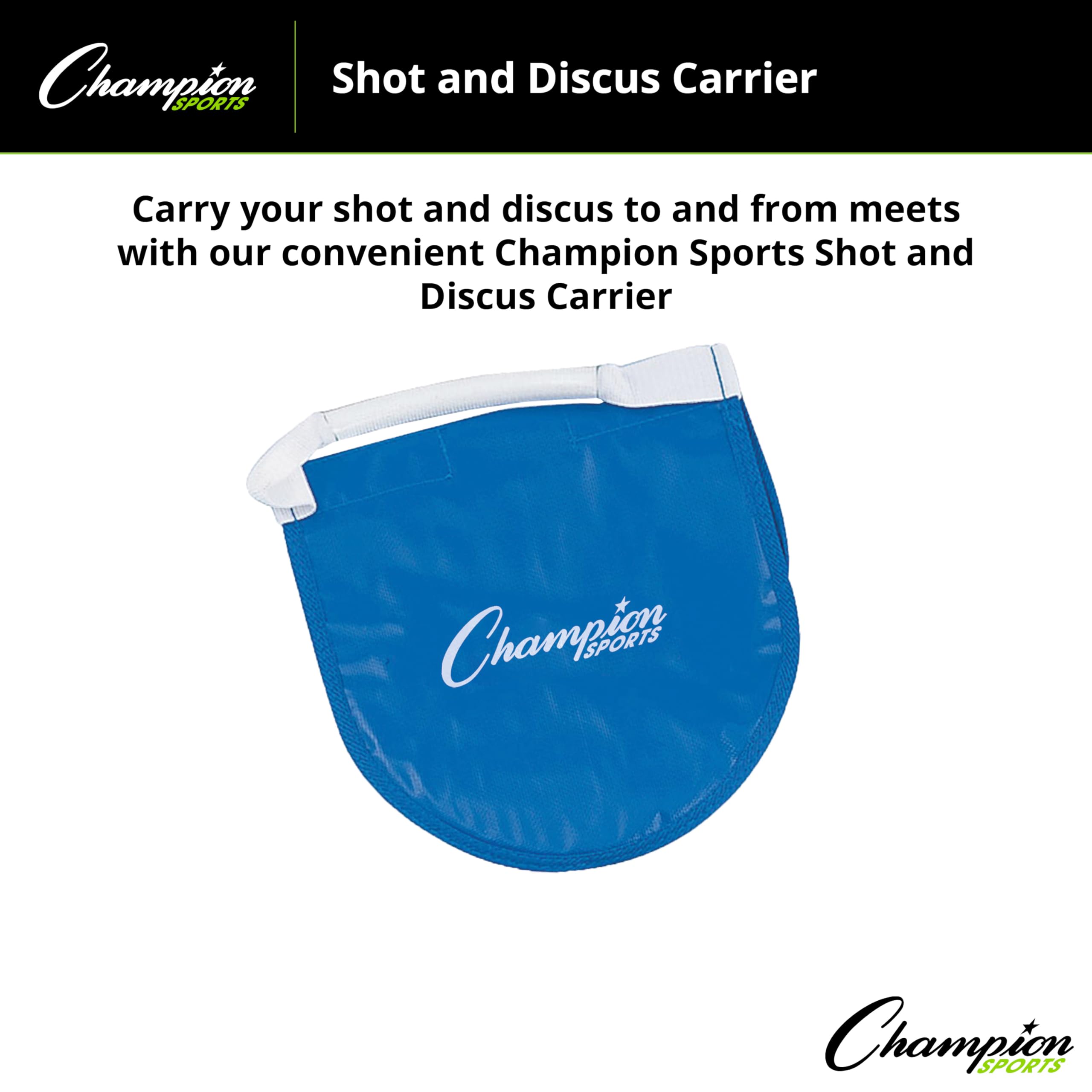 Champion Sports Iron Shot Put - Competition & Training Shot Put for Track & Field, High School & College Athletics - Perfect for Practice, Gym & Outdoor Sports