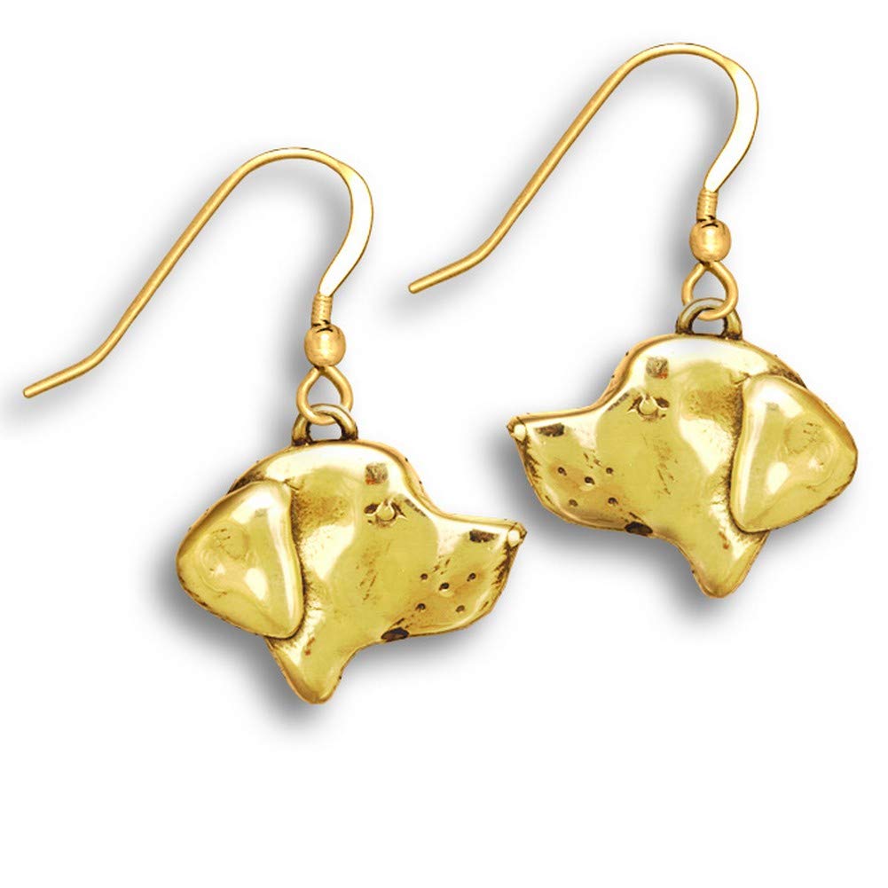 14K Gold Labrador Stud Earrings for Women - Dainty and Elegant Dog Lover Jewelry - Perfect Gift for Pet Owners, Dog Moms, and Animal Lovers - Ideal for Everyday Wear, Special Occasions, and Gifting