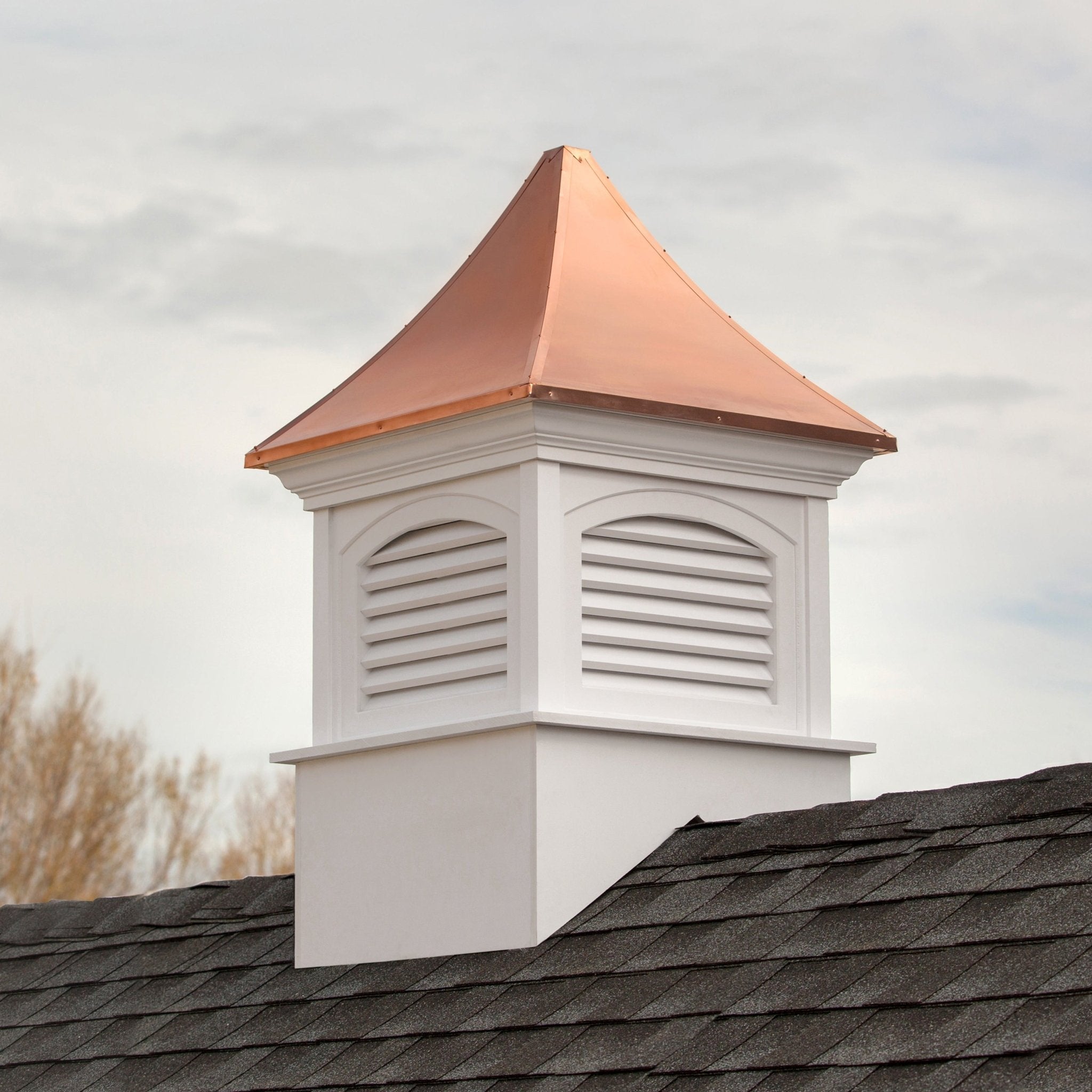 Southington Vinyl Cupola - Weatherproof Decorative Roof Top Ventilation for Homes & Barns - Perfect for Attic Airflow & Traditional Architecture Style