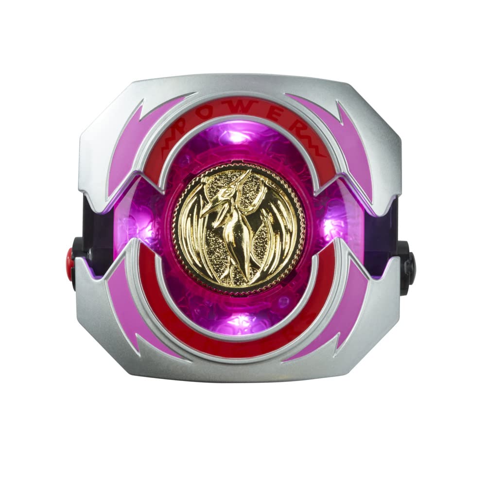 Power Rangers Mighty Morphin Pink Ranger Lightning Collection Power Morpher - Official Collectible Roleplay Toy for Kids & Adults - Perfect for Cosplay, Halloween Costumes & Display Collections