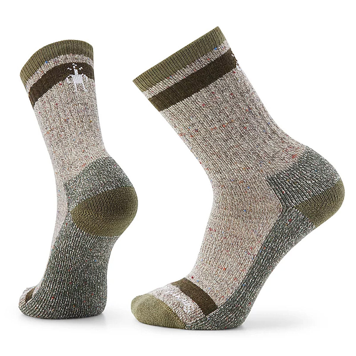 Premium Men's Everyday Larimer Crew Socks - Soft Cotton Comfort Socks for Work, Casual & Outdoor Activities - 6-Pack Breathable Athletic Socks for Daily Wear, Hiking & Sports