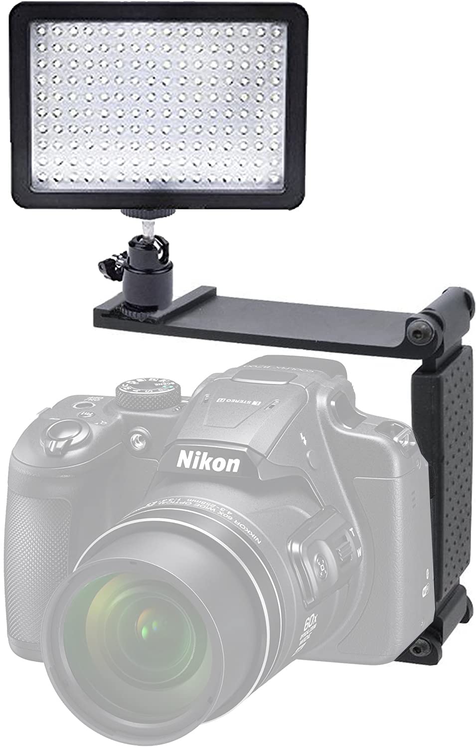 Professional Multi-LED Dimmable Video Light with Adjustable Bracket for Sony Cyber-Shot DSC-RX100 II - Perfect for Photography, YouTube Videos & Live Streaming