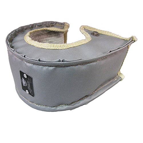 Universal T3/T4 Turbo Blanket - High-Temperature Heat Shield for Performance Cars | Silver PTP Turbo Blanket | Racing, Drifting & Street Use