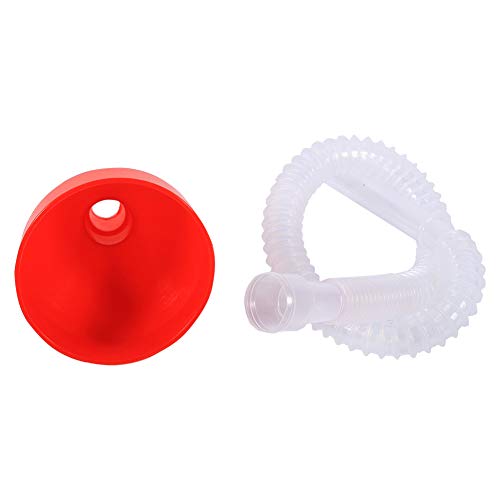 32 Inch Universal Flexible Funnel Hose - Multi-Purpose Plastic Filling Funnel with Soft Pipe Spout for Oil, Petrol, Diesel & Fluids - Perfect for Automotive, Motorcycle, Lawn Mower & Home Use