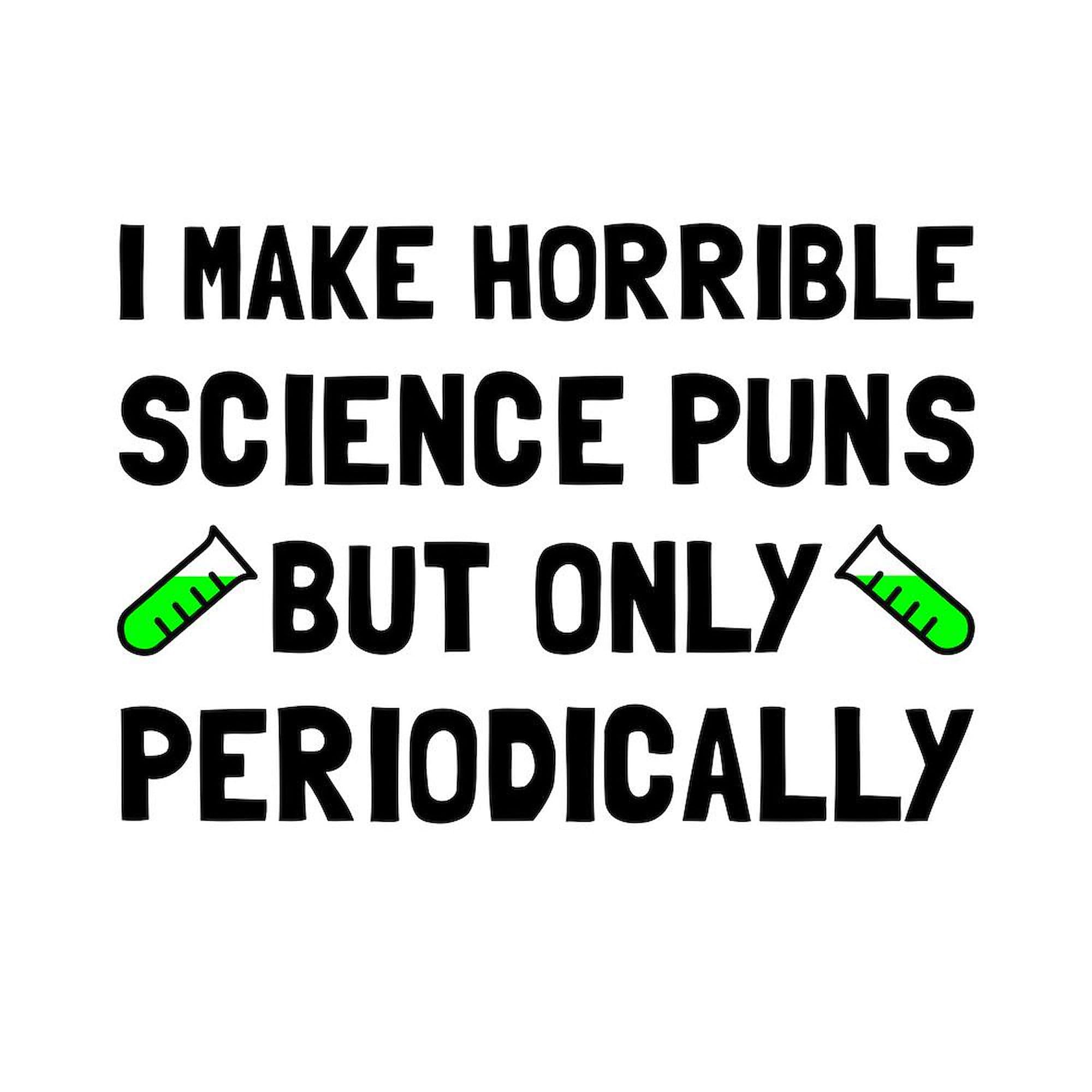 Science Puns Periodically Mugs - 20 oz Large Ceramic Coffee Cup with Funny Chemistry Jokes - Perfect for Scientists, Teachers & Nerdy Gifts (White)