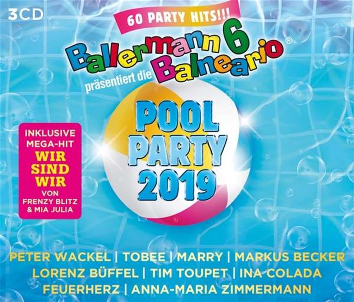 Ballermann 6 Balneario President Die Pool Party 2019 - Fun Summer Pool Accessories for Beach Parties & Outdoor Events