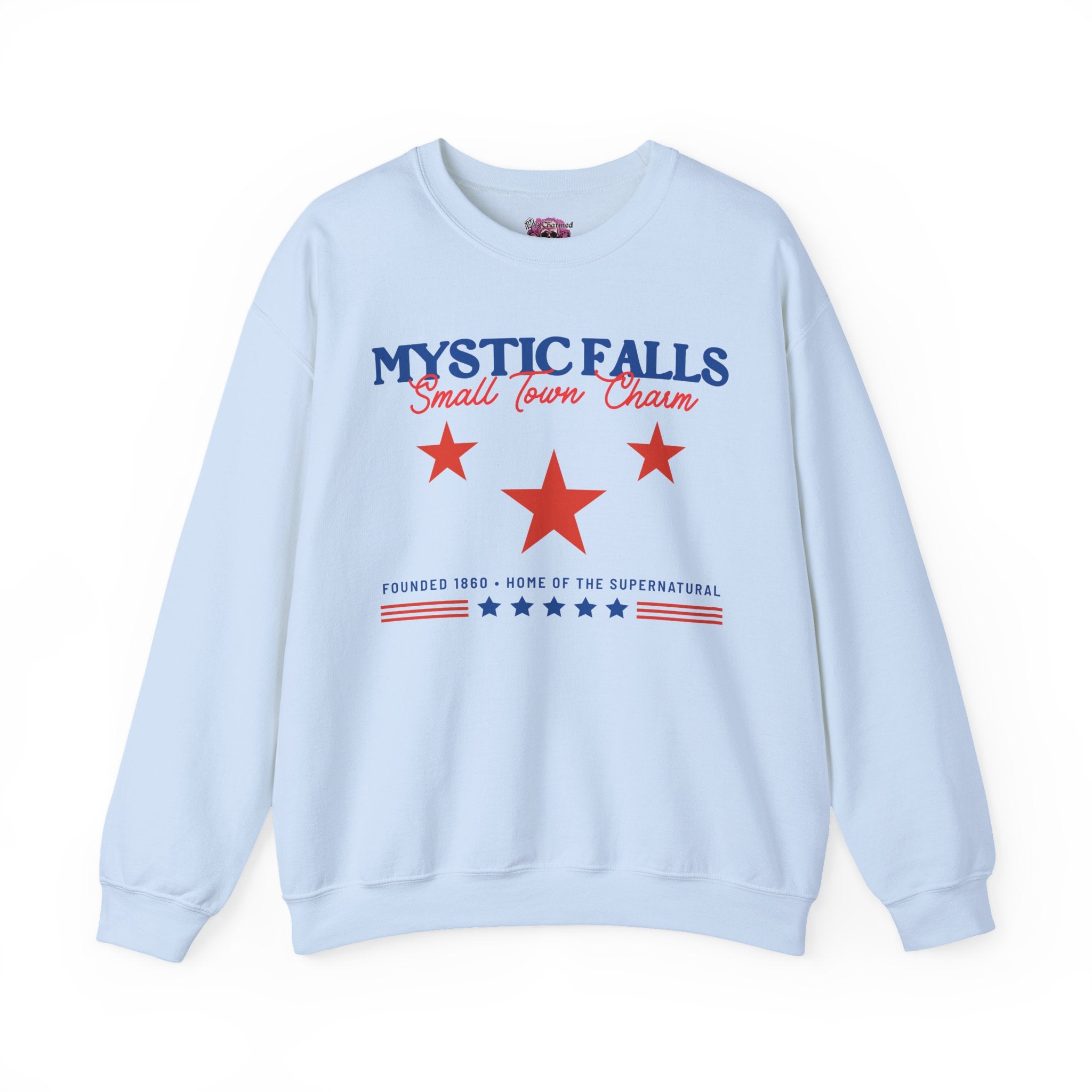 Small Town Charm Crewneck Sweatshirt - Cozy & Stylish Pullover for Men & Women - Perfect for Casual Wear, Fall Outfits & Relaxing at Home
