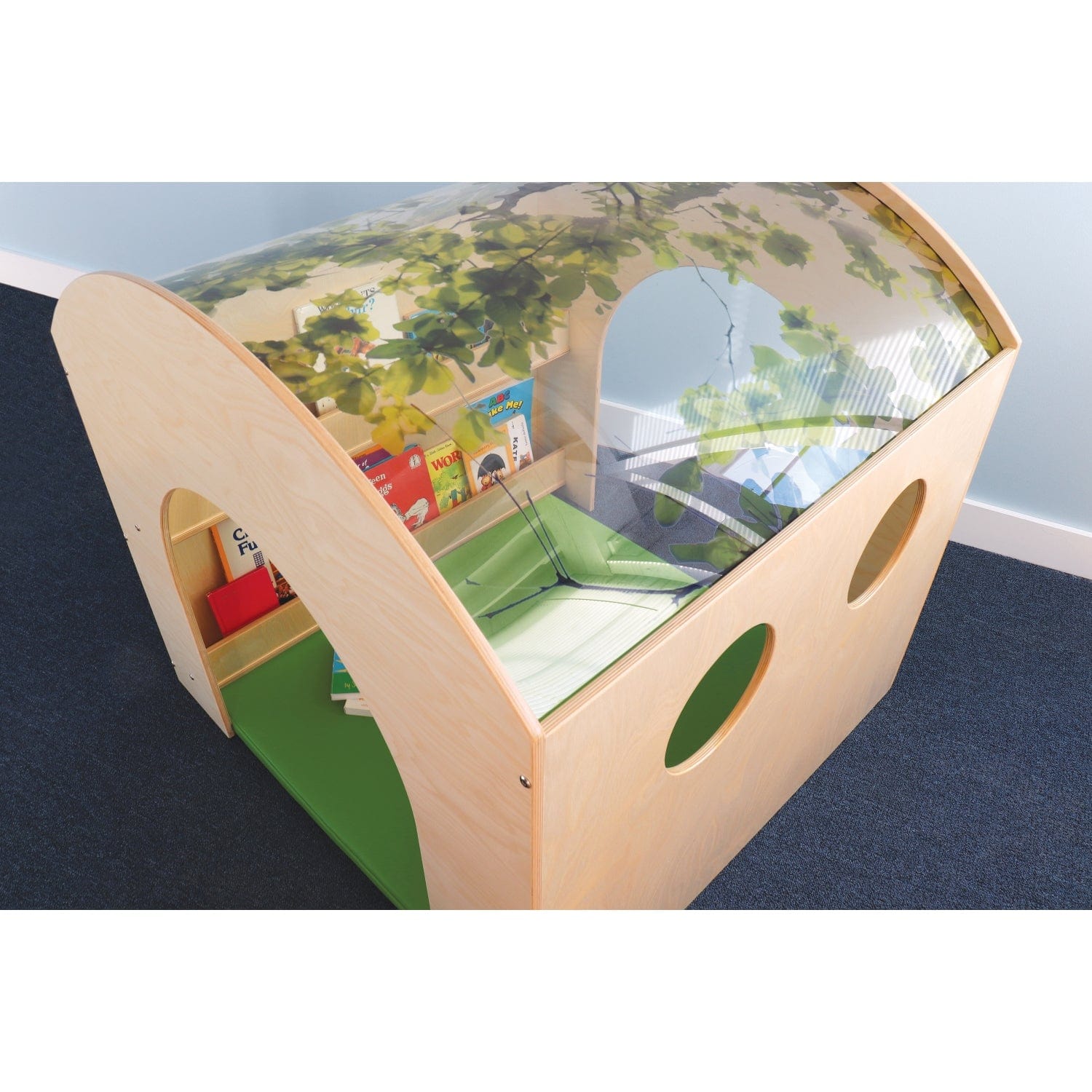 Nature Reading Haven with Floor Mat - Cozy & Comfortable Floor Cushion for Meditation, Yoga, and Relaxation - Perfect for Home, Office, or Outdoor Use