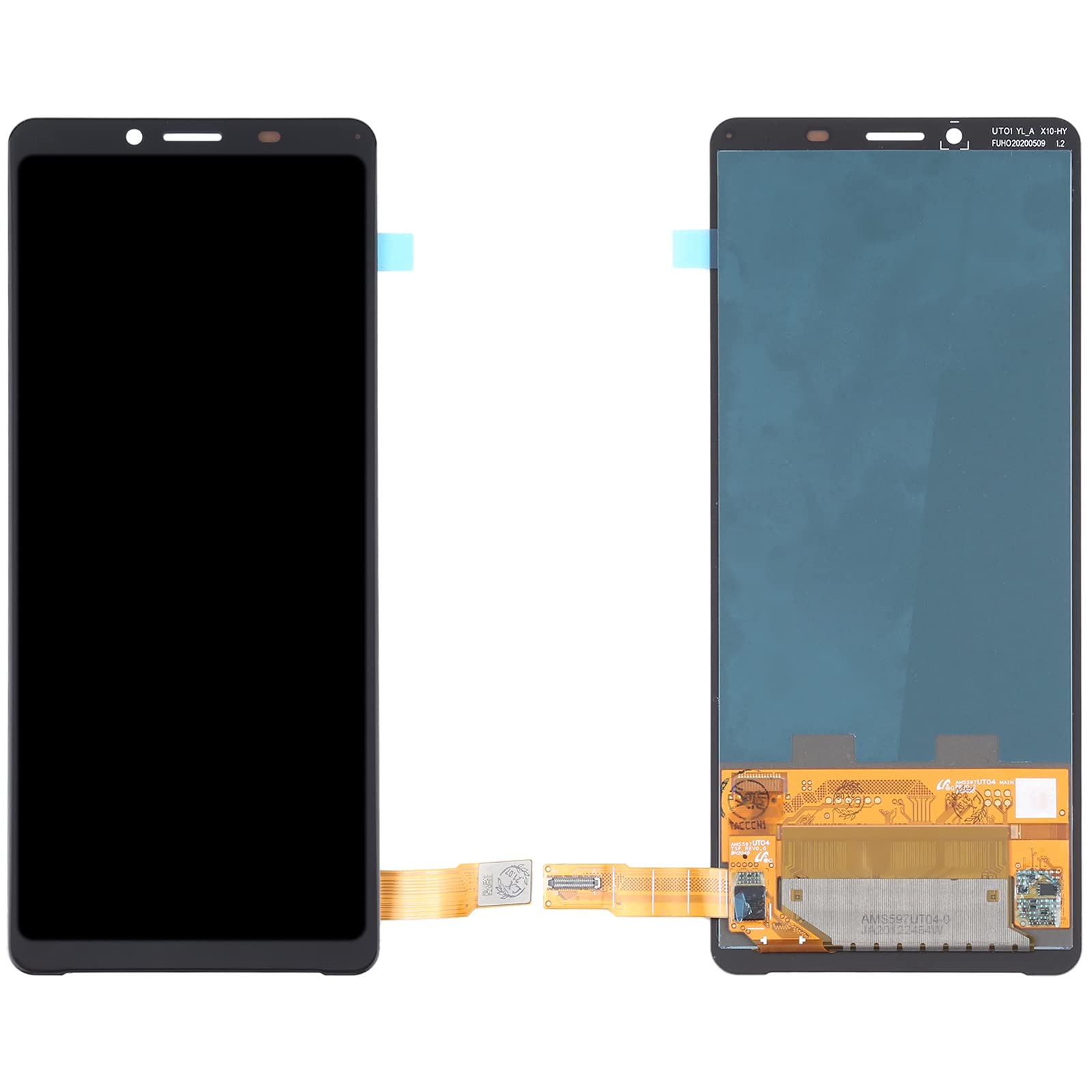 Original OLED LCD Screen for Sony Xperia 10 II with Digitizer - Full Assembly Replacement Part - High Quality Display Repair Kit for Gaming & Streaming