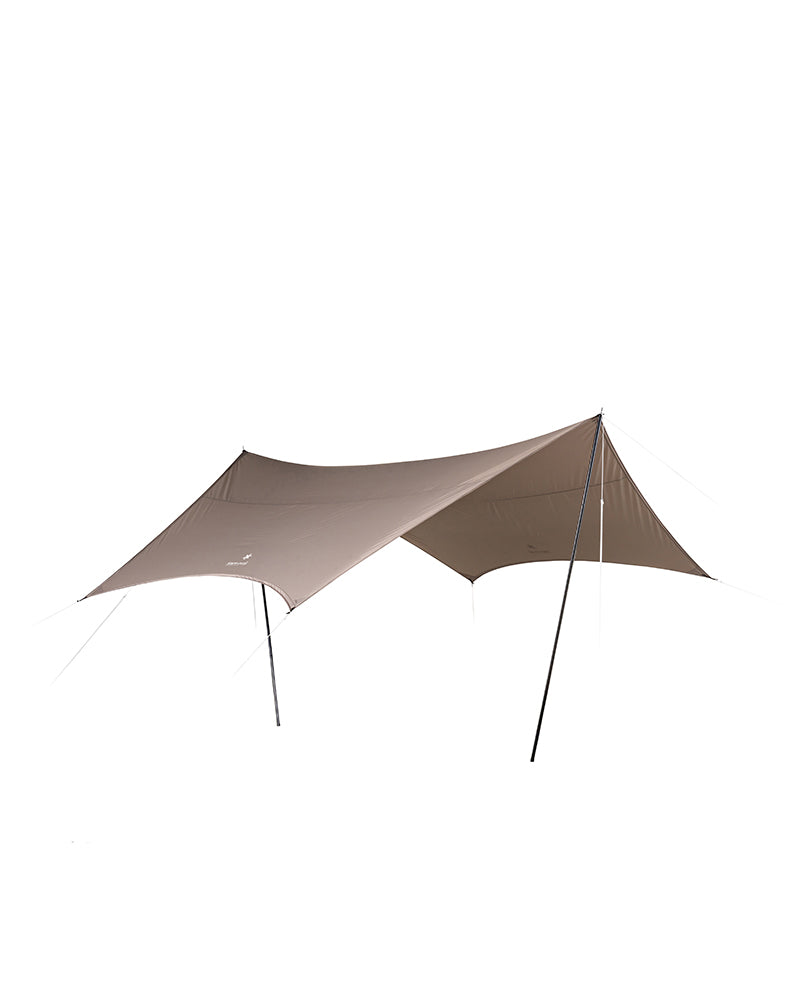 Land Nest Tarp Set - Waterproof Camping Shelter with Guy Lines & Stakes - Perfect for Backpacking, Hiking, and Outdoor Adventures