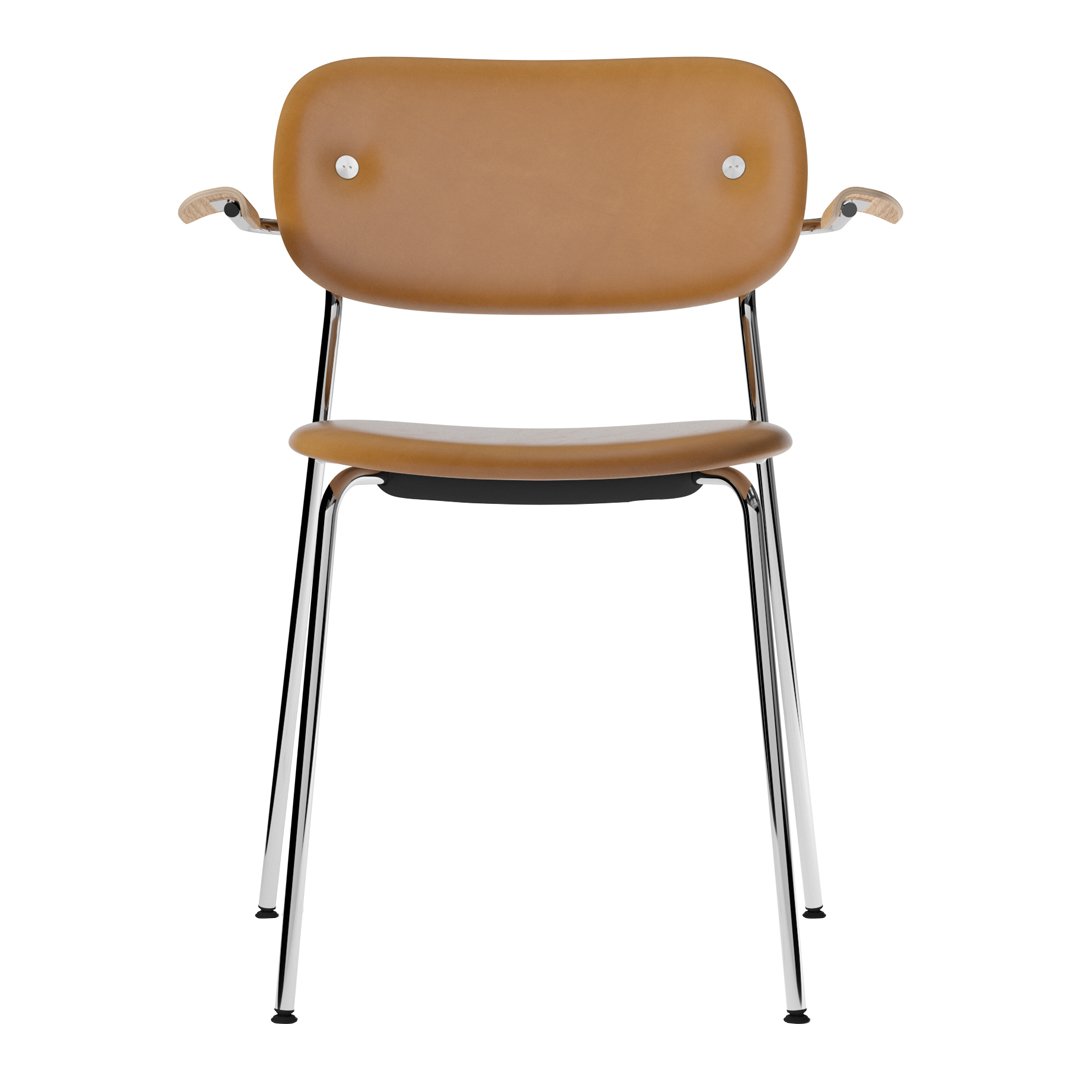Modern Co Dining Chair with Armrests - Fully Upholstered Comfortable Seat for Kitchen, Dining Room & Breakfast Nook