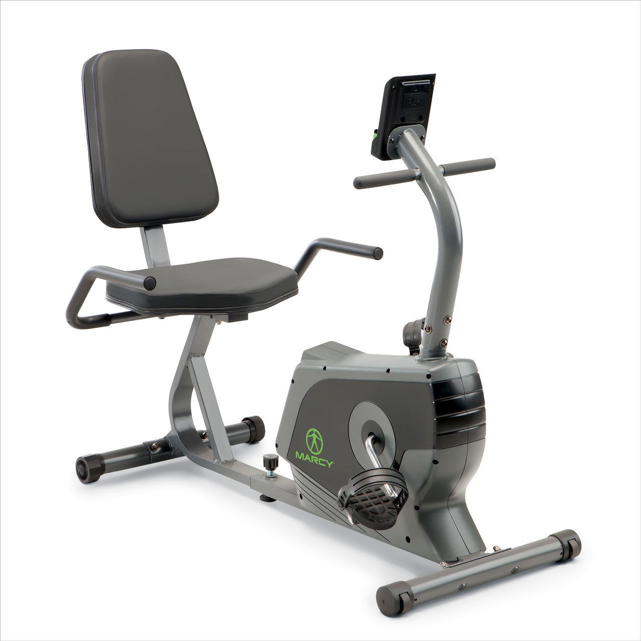 Marcy Recumbent Exercise Bike with Adjustable Magnetic Resistance - NS 1206R | Home Gym Equipment for Low-Impact Cardio Workouts & Physical Therapy