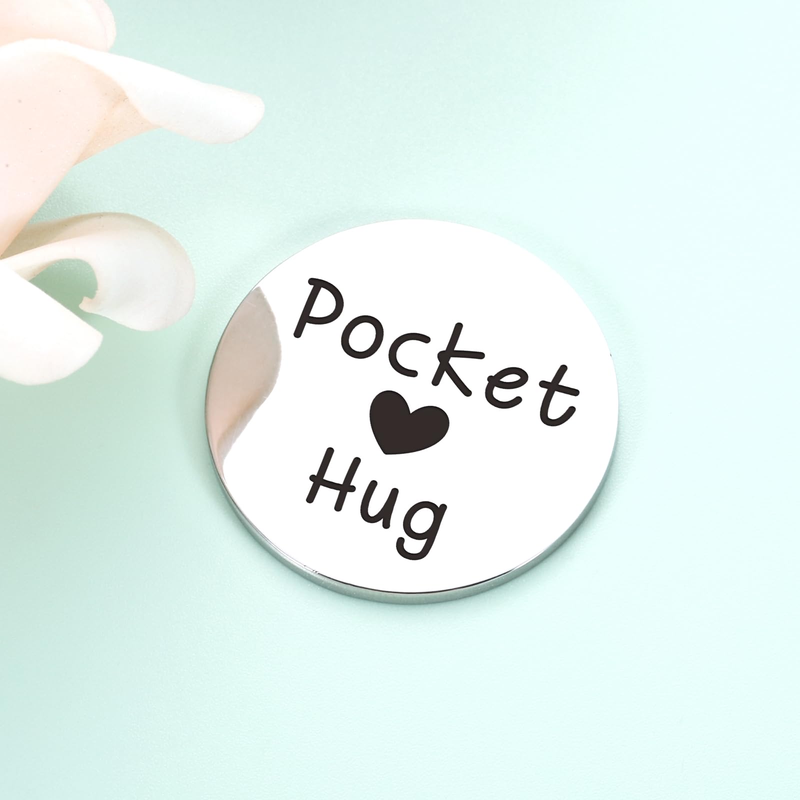 Cheer Up Gift for Women & Men - Pocket Hug Token, Stress Relief & Get Well Soon Present - Easter Basket Stuffers for Adults & Teens - Sentimental Gifts for Son, Daughter & Cancer Care - Perfect for Holidays, Recovery & Emotional Support