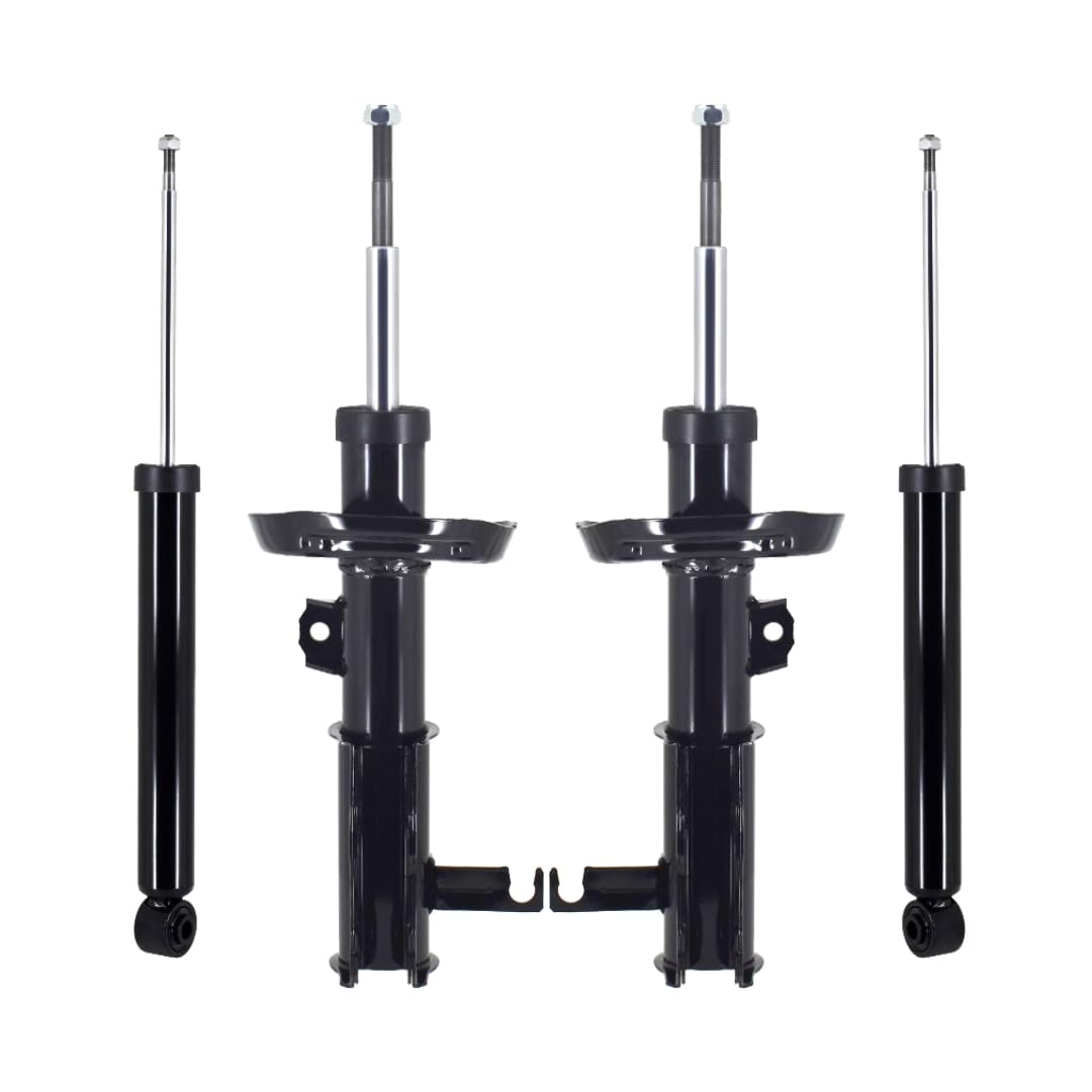 PM Auto Set 4 Front Strut & Rear Shock Absorber for 2016 Chevrolet Malibu Limited - Smooth Ride & Enhanced Stability for Daily Commuting & Highway Driving