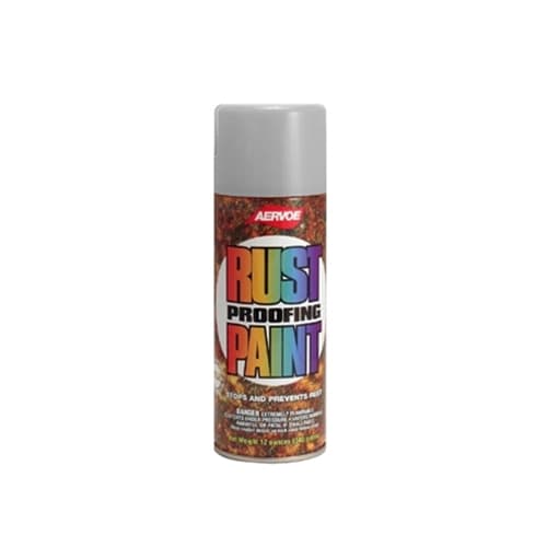 Aervoe 361 12 oz Light Gray (ANSI 61) DTM Rust Proof Enamel Paint - Ideal for Metal Surfaces, Automotive Parts & Industrial Equipment Protection