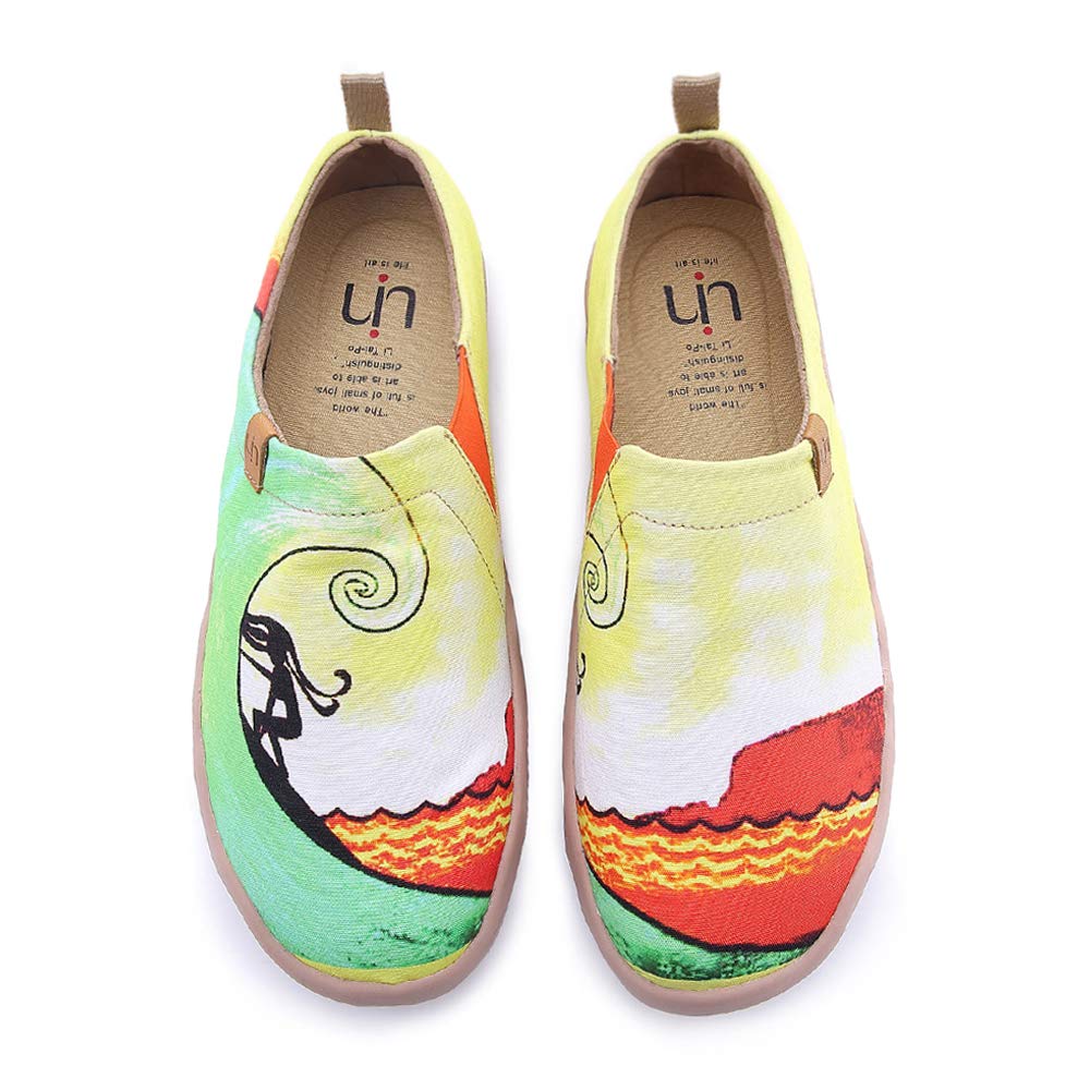 **UIN Men's & Women's Slip-On Canvas Loafers - Lightweight Comfortable Walking & Travel Shoes for Casual Outings, Work & Daily Wear**