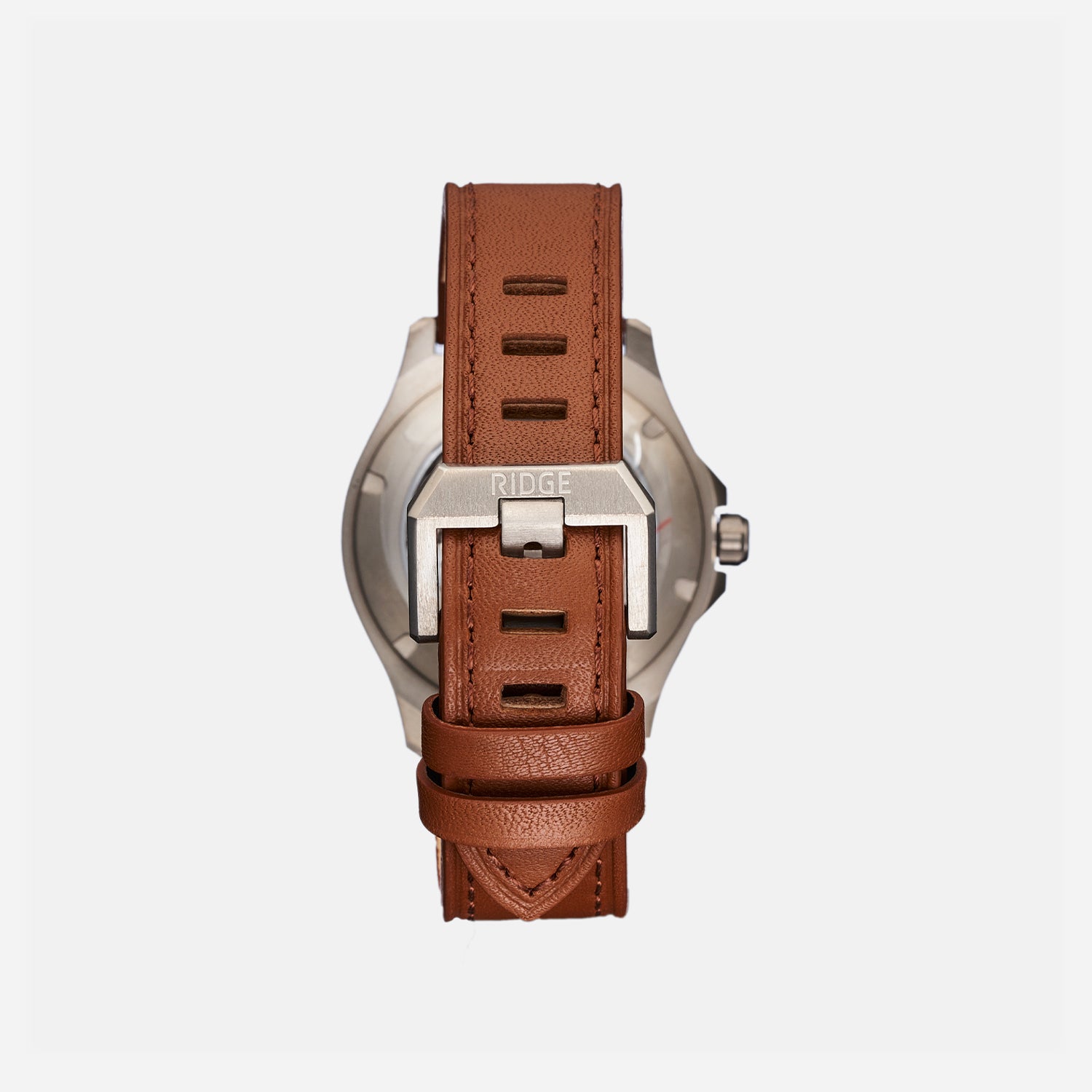 Ridge Titanium Field Watch 40mm - Matte Olive Durable Military Style Watch for Men | Outdoor Adventure, Hiking & Everyday Wear