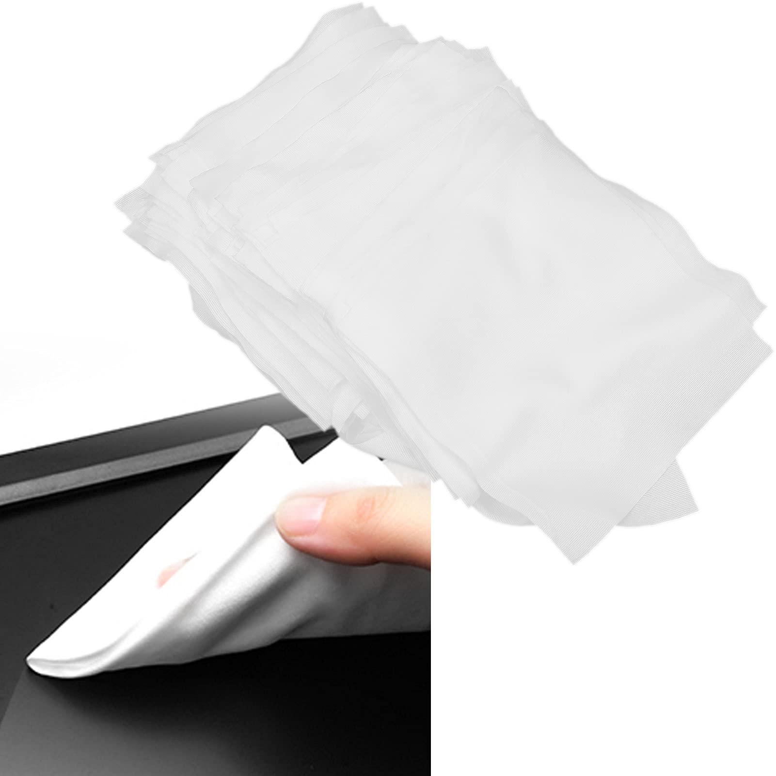 Streak-Free Microfiber Cleaning Cloths - 1000 Pack White Ultra-Soft Sub-Microfiber Towels | No Chemicals Needed, Just Water | Perfect for Office, Home, Bedroom & Family Use | Great for Windows, Mirrors, Electronics & Household Cleaning