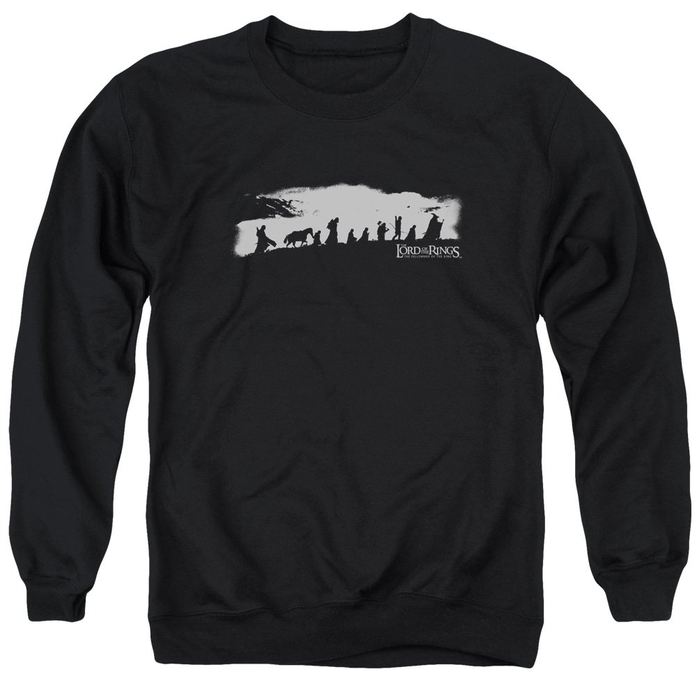 LORD OF THE RINGS The Fellowship Unisex Crewneck Sweatshirt for Men & Women - Soft Cotton Pullover for Casual Wear, Movie Nights & Fandom Gifts