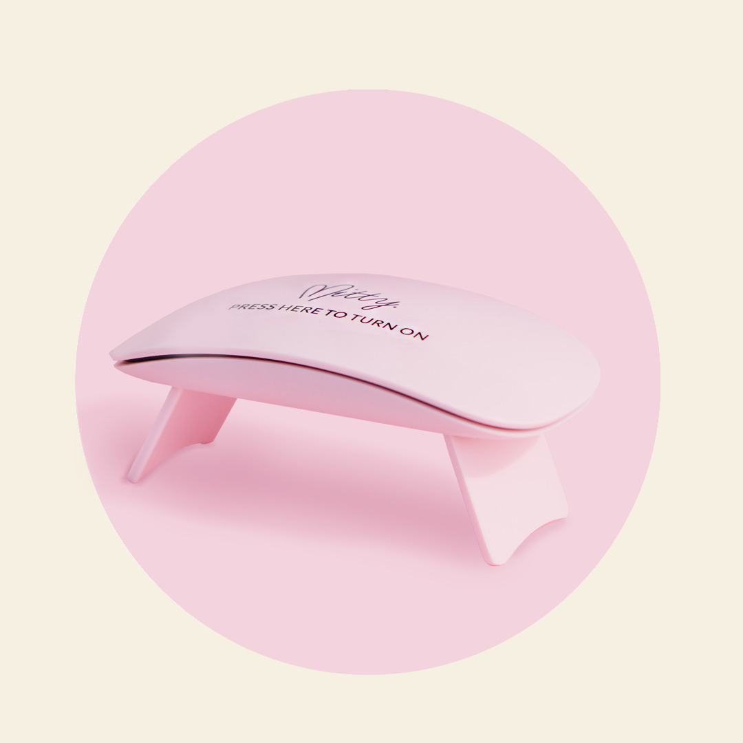 Mitty Mini Cordless LED Nail Lamp 6W - Portable UV/LED Nail Dryer for Gel Polish Curing - Perfect for Home Manicures & Salon Nail Art