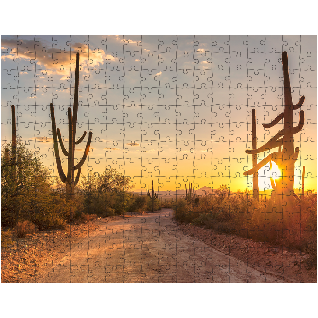 Desert Cacti Jigsaw Puzzle - 1000 Piece Scenic Landscape Puzzle for Adults - Perfect Outdoor-Themed Gift for Puzzle Lovers - Great for Relaxation, Home Decor & Family Game Night