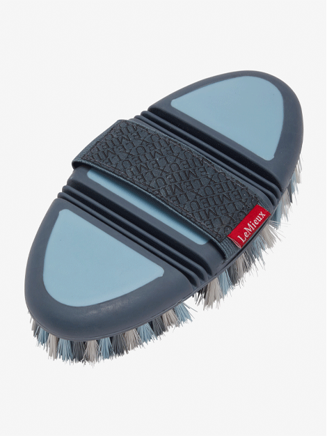 LeMieux Flexi Soft Body Brush for Horses - Gentle Grooming & Massage Tool for Shiny Coat & Healthy Skin - Perfect for Daily Care & Show Preparation
