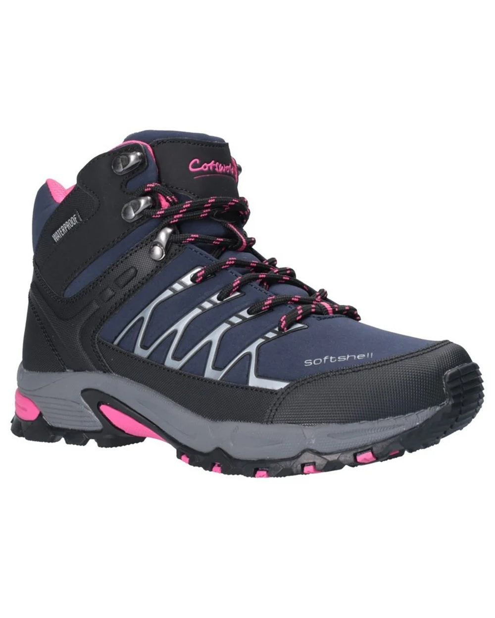 Cotswold Women's Abbeydale Mid Hiking Boots - Waterproof Ankle Boots for Outdoor Trekking & Trail Walking - Perfect for Hiking, Camping & Mountain Adventures