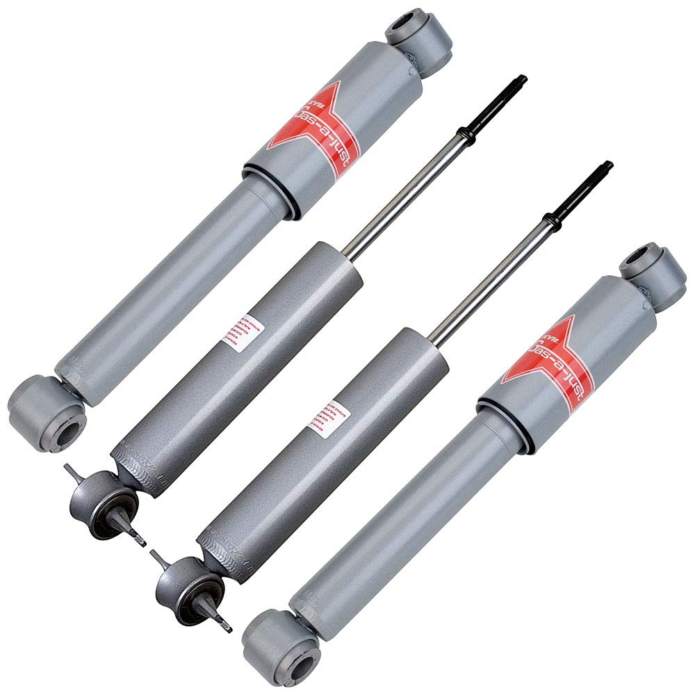 BuyAutoParts 77-62219AX New Set of 4 Gas-A-Just Shocks Struts for Dodge D50 Pickup 1979-1981 - Heavy Duty Suspension Upgrade for Off-Road & Towing