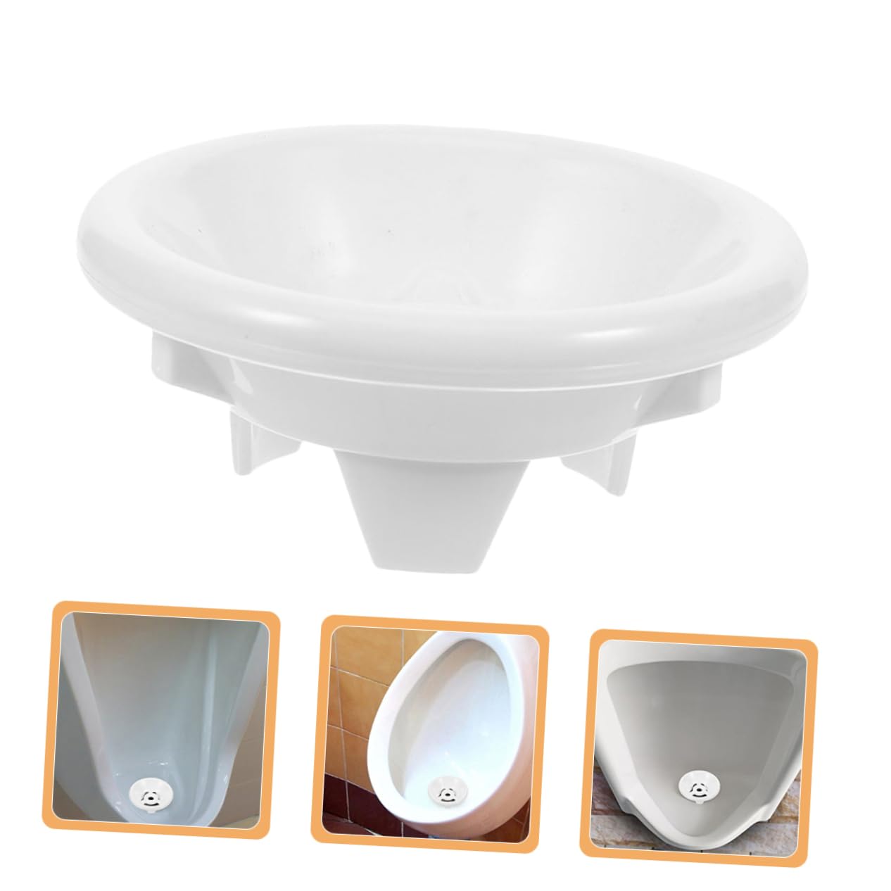 CRILSTYLEO 3-Pack Urinal Accessories - Urinal Drain Screens & Stoppers for Bathroom, Toilet, and Commercial Use - Prevent Clogs & Odors in Home, Office, and Public Restrooms