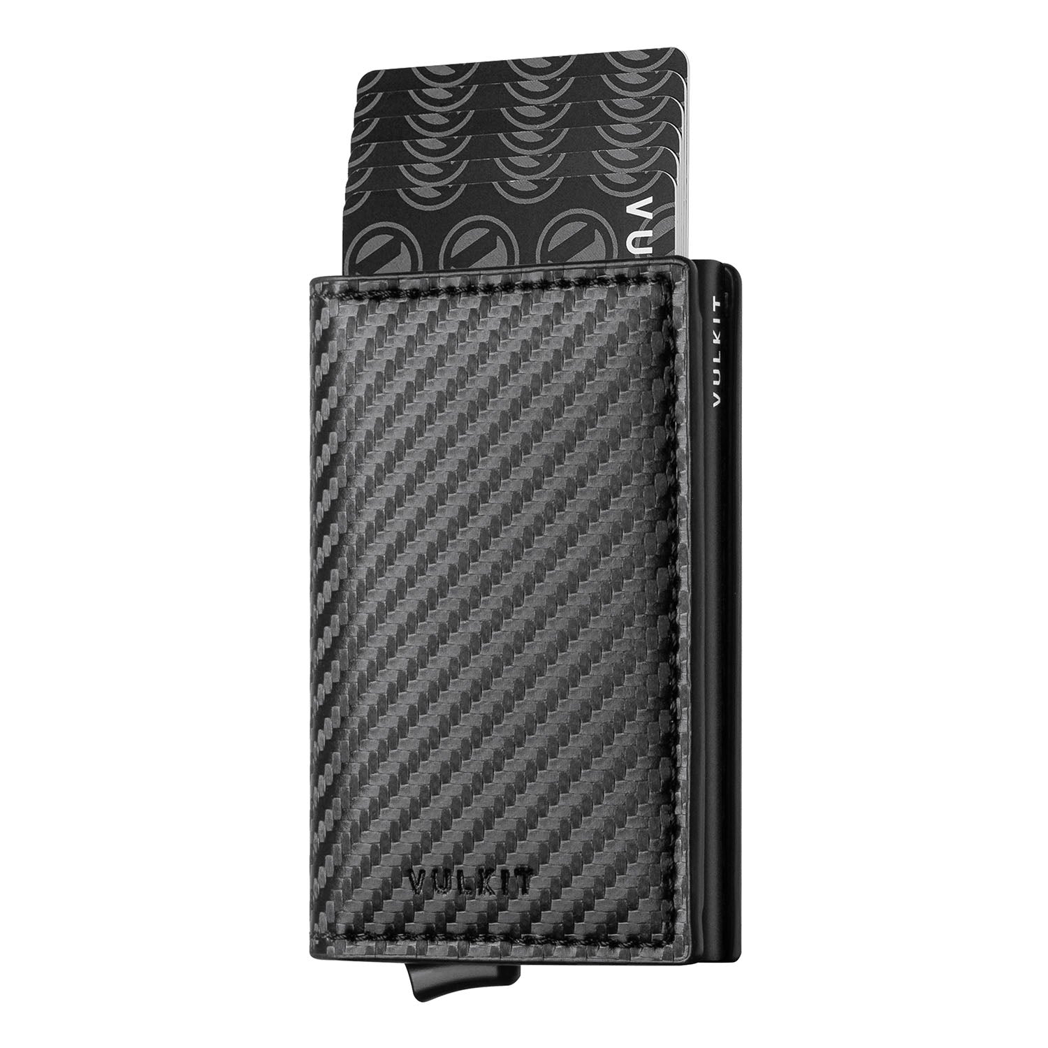 VC201 Slim Aluminum Card Holder with Back Slot - RFID Blocking Wallet for Credit Cards & IDs - Perfect for Travel, Business, and Everyday Use