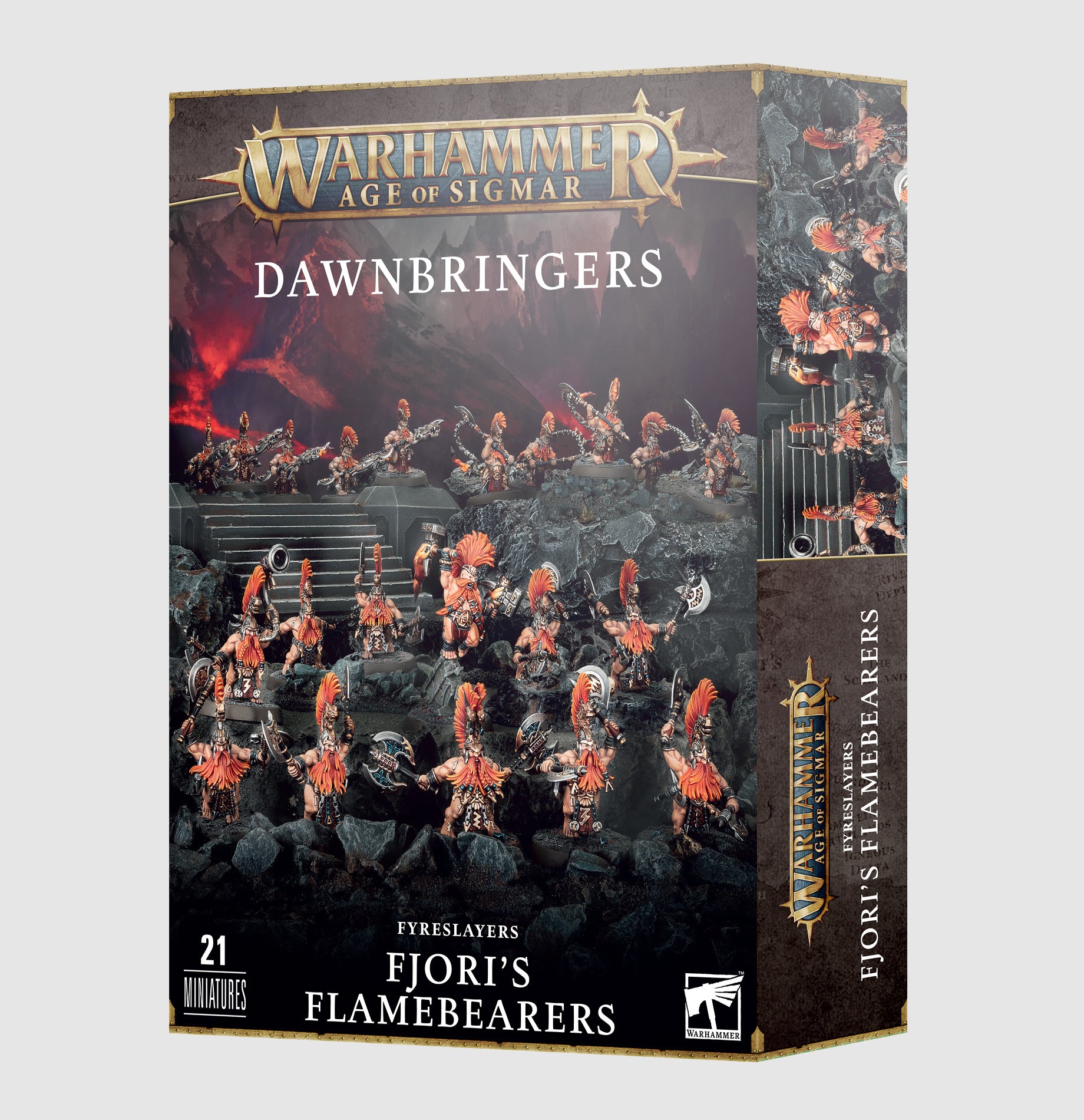 Age of Sigmar Fyreslayers: Fjori's Flamebearers - Tabletop Miniatures for Warhammer Gaming & Collecting - Perfect for Battles, Painting, and Display
