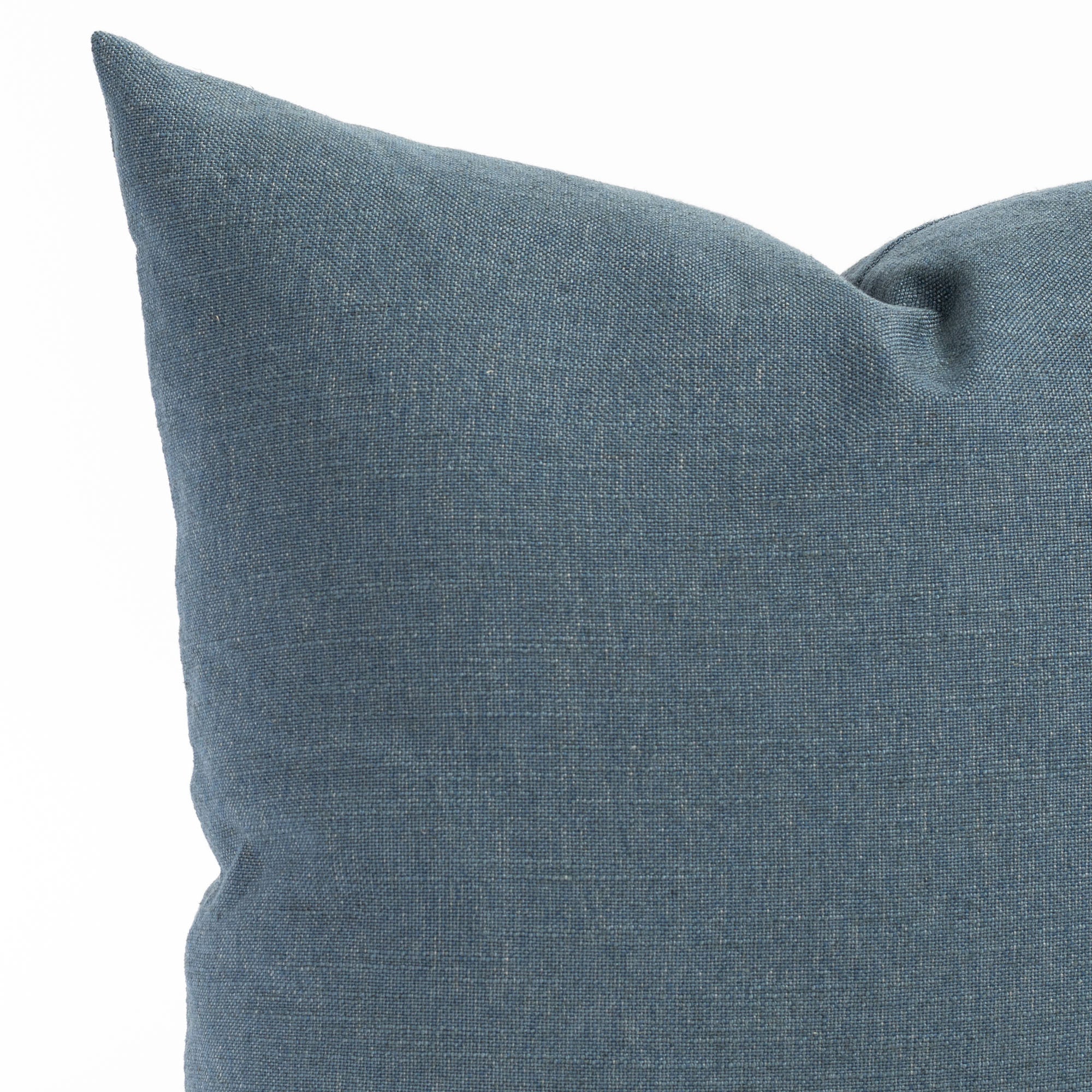 Premium Oxford 22x22 Inch Decorative Throw Pillow Cover - Indigo Blue - Soft & Durable Cotton Fabric for Sofa, Bed, Couch - Home Decor & Living Room Accent