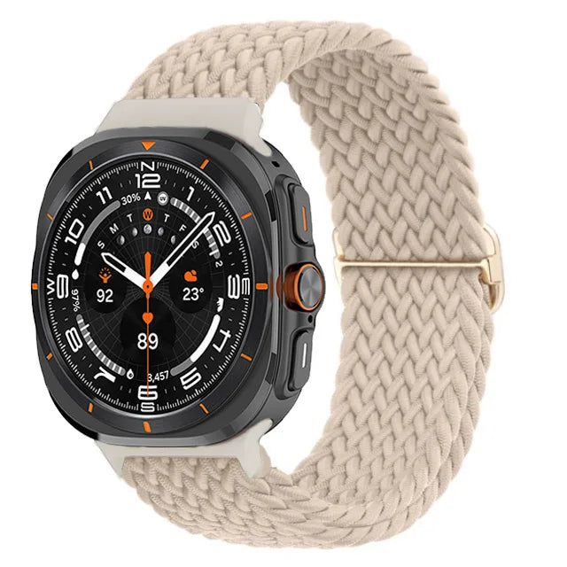 Premium Braided Nylon Loop Strap for Samsung Galaxy Watch Ultra - Durable, Comfortable & Adjustable for Sports, Workouts & Everyday Wear
