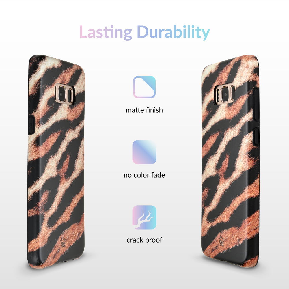 Wildcat Leopard Print Samsung Galaxy Phone Case - Durable Protective Cover for Galaxy S23/S22/S21 - Stylish Animal Print Design for Women & Men - Perfect for Daily Use, Travel & Outdoor Activities