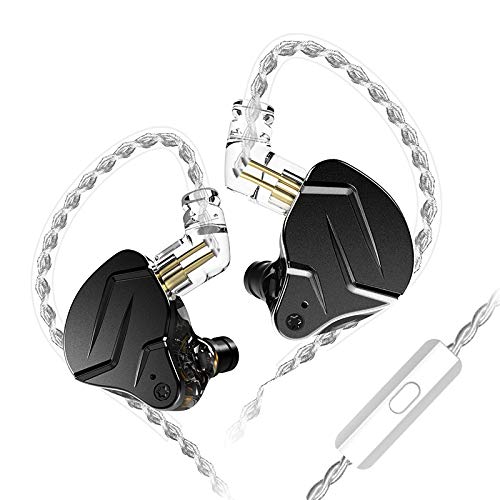 KZ ZSN Pro X Dual Driver In-Ear Earphones - 1BA + 1DD Hybrid HiFi Wired Earbuds for Gaming, Sports, Phone, Computer & Tablet (Includes Gift Set) | Perfect for Music, Workouts & Mobile Gaming