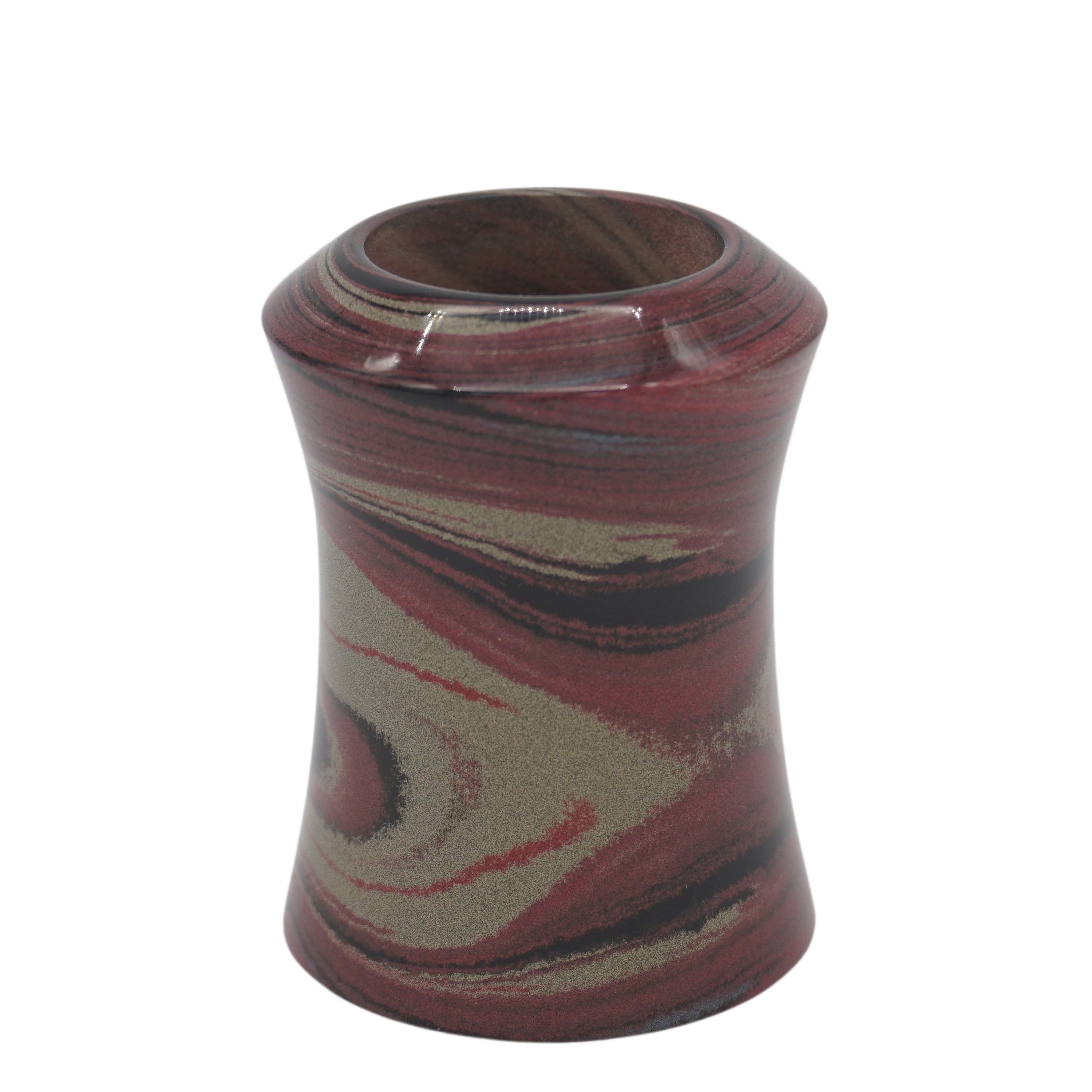 Premium Mars Ebonite Handcrafted Shaving Brush Handle - Fits 24mm & 26mm Knots - Perfect for Wet Shaving & Traditional Grooming Rituals