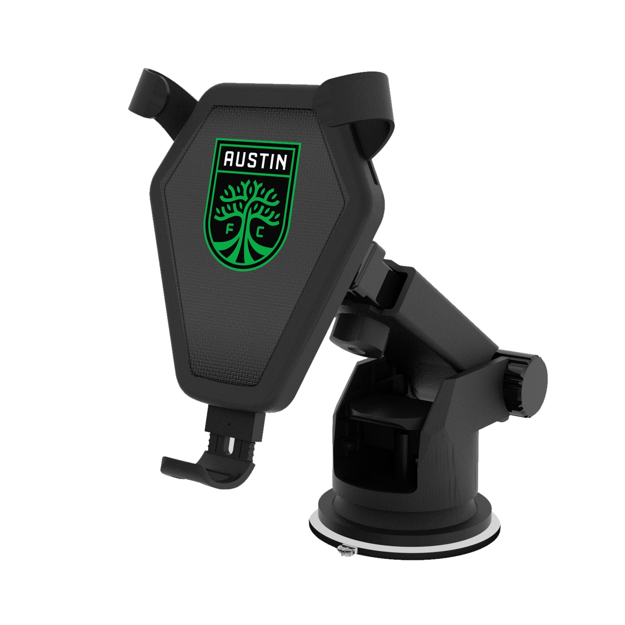 Austin FC Wireless Car Charger - Fast Charging Pad for iPhone & Android - Perfect for Commuting & Road Trips