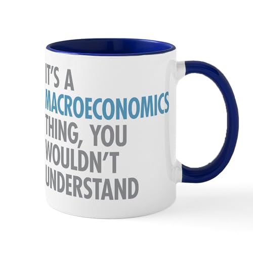 White/Navy Inside - Macroeconomics Thing Mugs