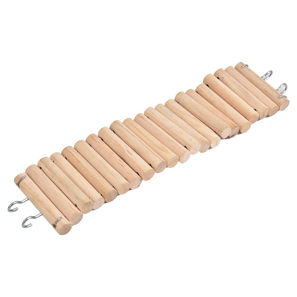 Deformable Metal Pet Ladder for Chinchillas, Parrots & Hamsters - Hanging Bridge for Small Pets