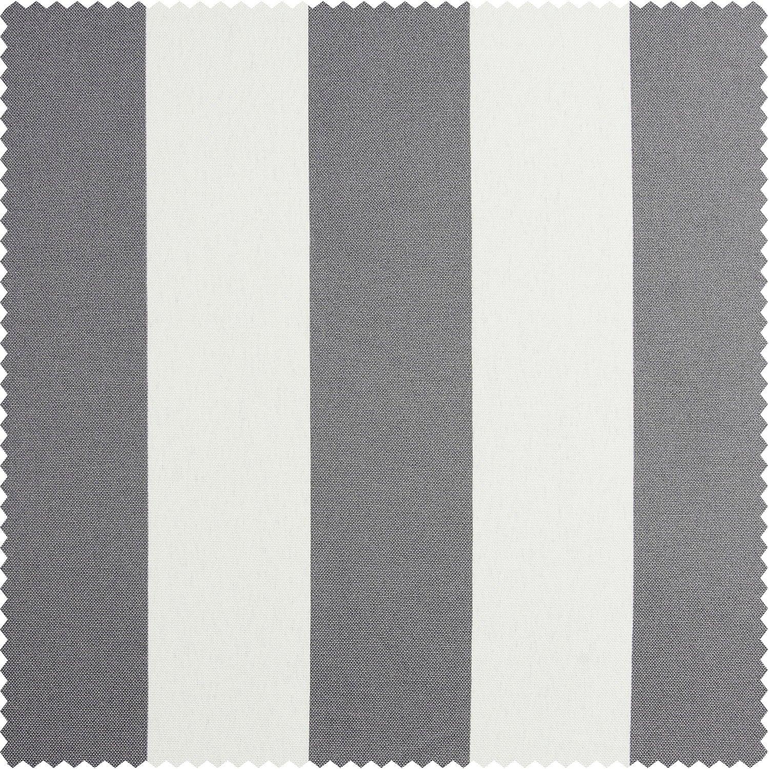 Villanova Nautical Grey Striped Outdoor Fabric Swatch - Perfect for Patio Furniture, Cushions, and Marine Upholstery
