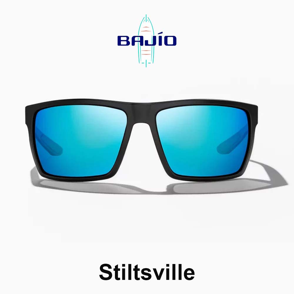 BLACK MATTE/BLUE GLASS