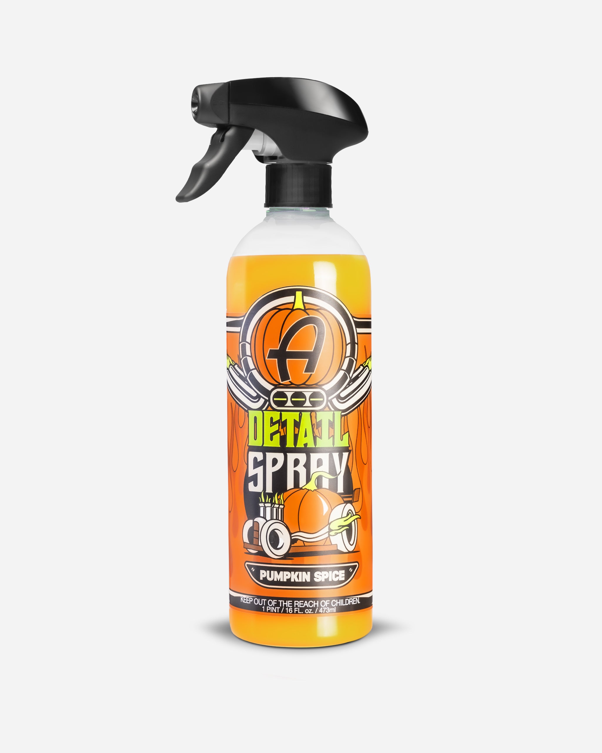 Adam's Premium Pumpkin Spice Car Detailing Spray - 16oz Auto Interior & Exterior Cleaner for Fall Season Car Care (Perfect for Autumn Road Trips & Thanksgiving Travel)
