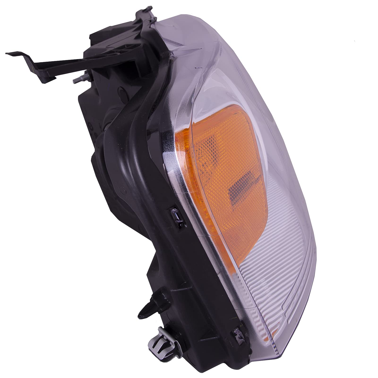 HEADLIGHTSDEPOT Chrome Housing Headlights Pair - Left & Right Compatible with Itasca Ellipse 2006-2010 | Replacement RV Headlights for Improved Night Visibility & Safety