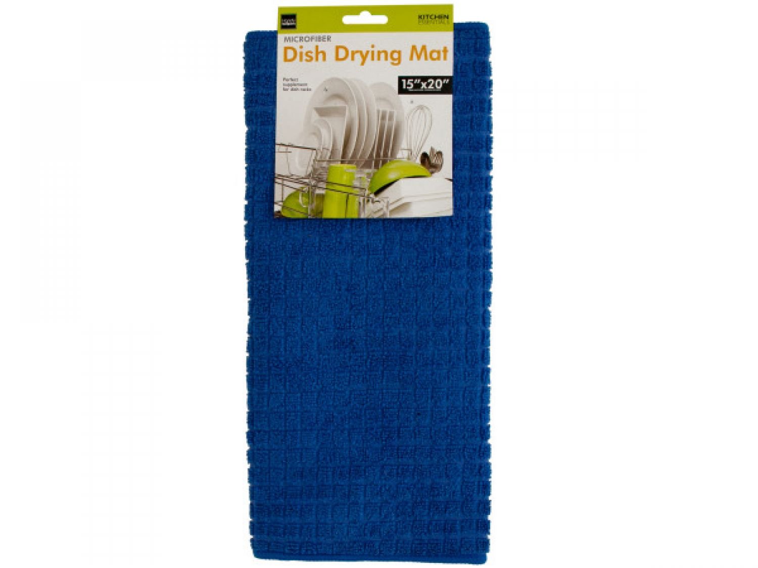 StarSun Microfiber Dish Drying Mat Set of 16 - Absorbent Kitchen Towel for Dishes & Utensils