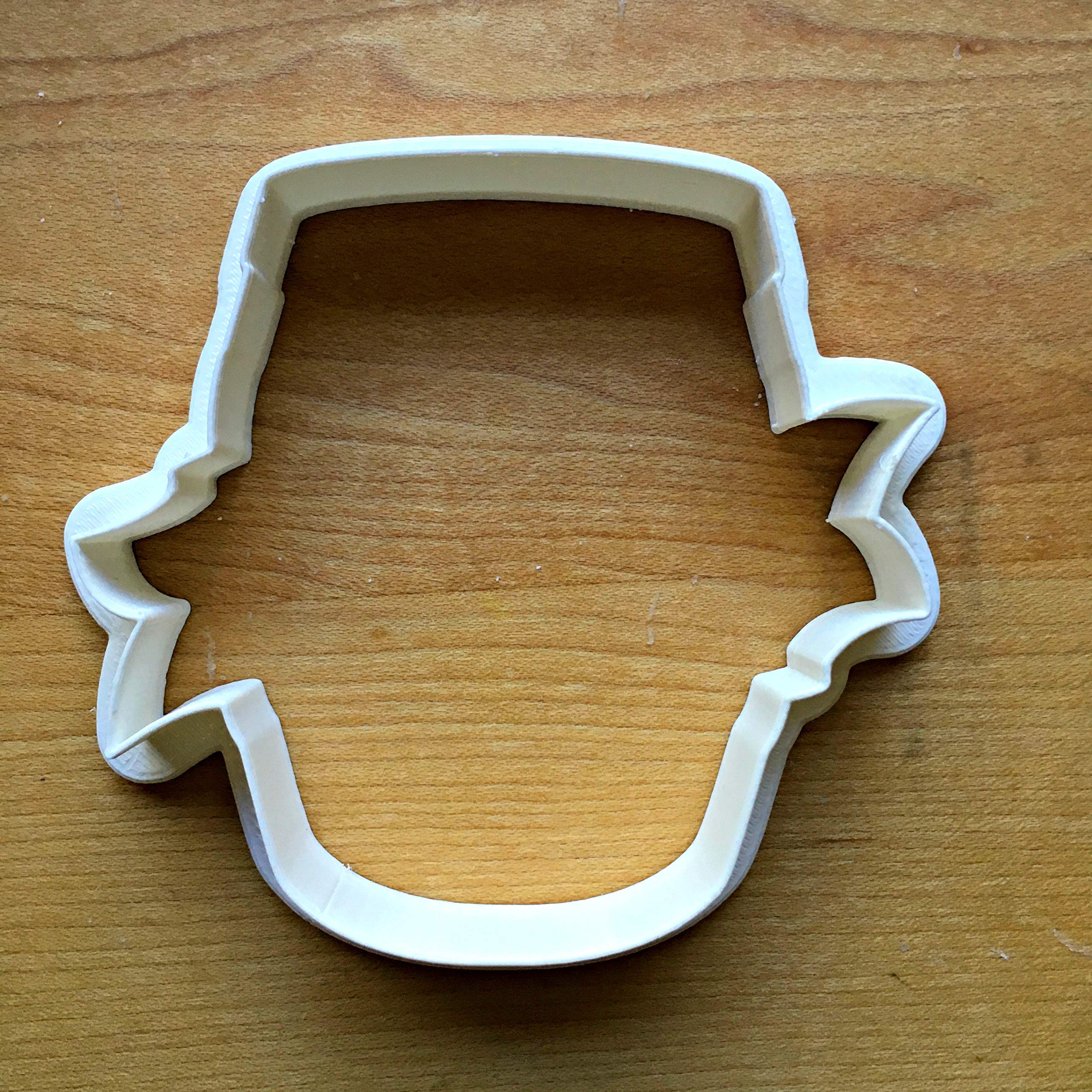 Sweet Prints Inc Whiskey Barrel with Banner Outline Cookie Cutter - Stainless Steel, Dishwasher Safe - Perfect for Whiskey Themed Cookies, Baking, and Party Decorations