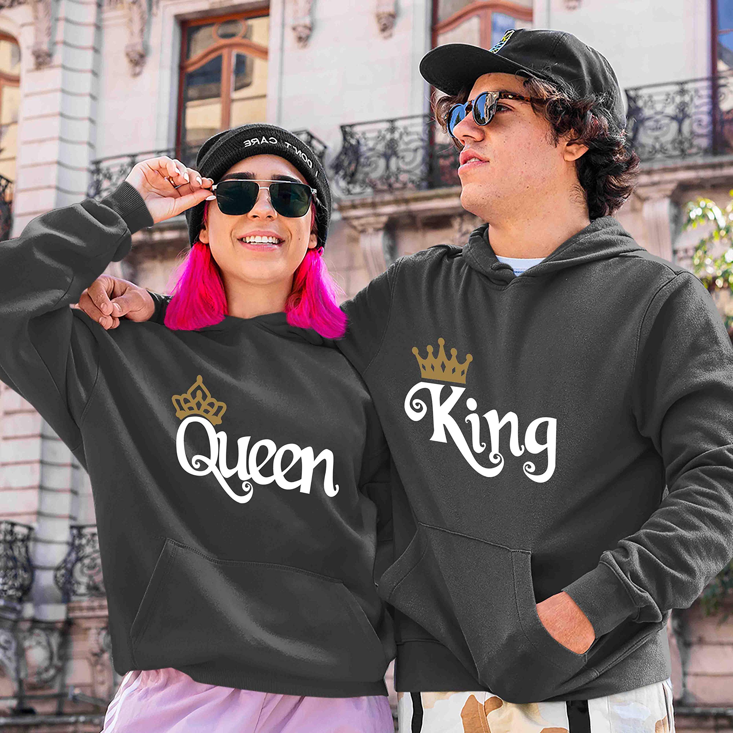 Best Unisex Family Hoodies with Kangaroo Pocket - Queen & King Couples Hoodies for Cozy Nights and Outdoor Adventures